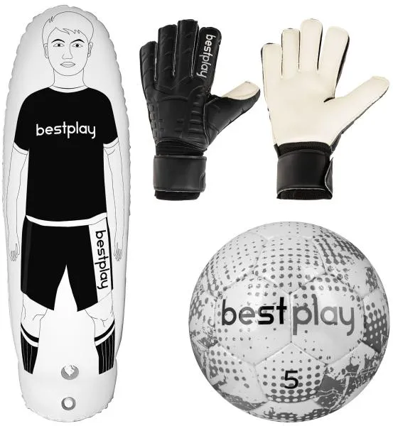 Bestplay Torwarthandschuh Kinder + Fußball + Airdummy