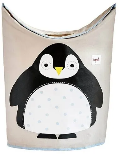 3 Sprouts Wäschekorb, Pinguin